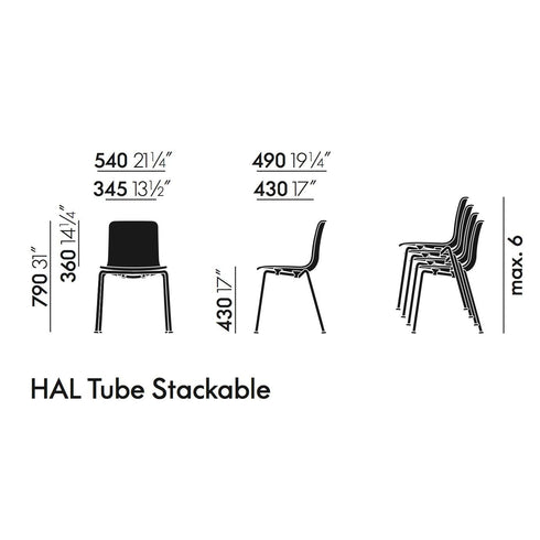 HAL Tube Chair / Stackable